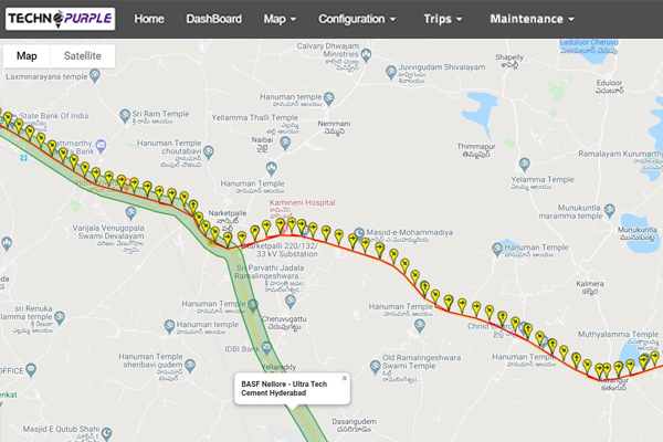 Geo Fence Entry – Exit and Route Deviation Alerts