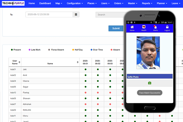 Contactless Facial Recognition Attendance