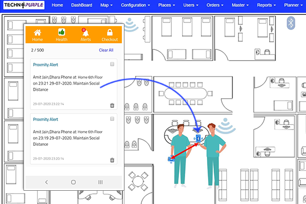 Digital Contact Tracing and Alerting in Pandemic Situations